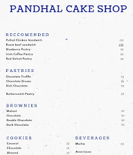 Pandhal Cake Shop menu 2