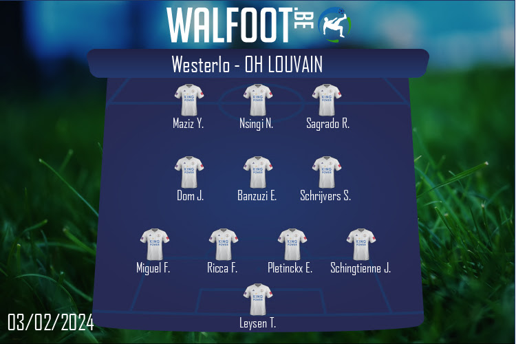 Composition OH Louvain | Westerlo - OH Louvain (03/02/2024)