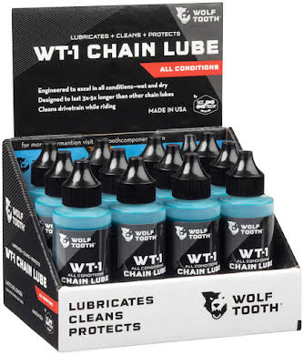 Wolf Tooth WT-1 Chain Lube for All Conditions - 2oz Pack of 12 alternate image 0