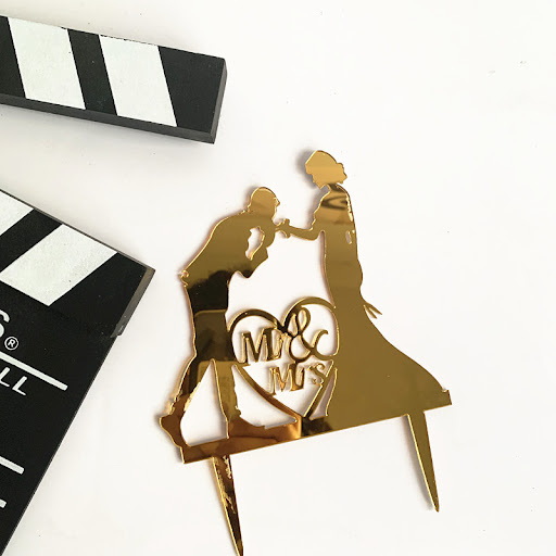 Title 1, Love Wedding Proposal Acrylic Cake Insert Card,...
