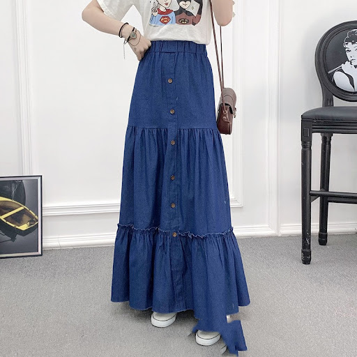 Title 1, Womens High Waist Slim Long Denim Single-breas...