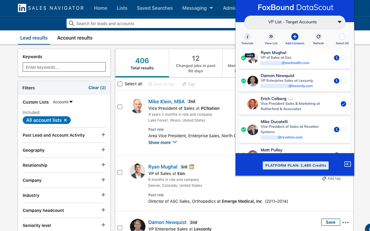 FoxBound DataScout - B2B Email Finder Preview image 3