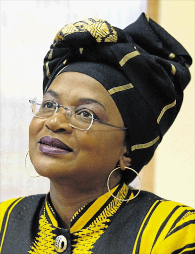 JUMPED THE GUN: Baleka Mbete