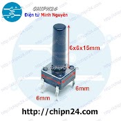 [10 Cái] (Kg1) Nút Nhấn 4 Chân 6X6X15Mm Dip