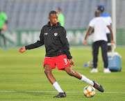 Thando Mngomeni of The Magic FC during the Nedbank Cup Last 32 match against Maccabi FC at Dobsonville Stadium in Soweto on January 29 2019.