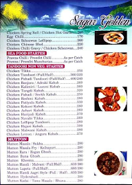 Sagar Golden Bar & Restaurant menu 3