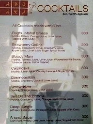 Angara Bar menu 4