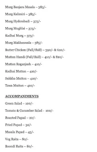 Mumbai Adda menu 2