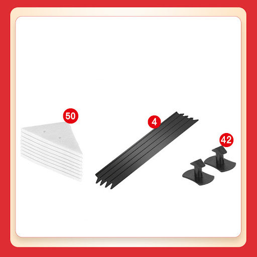 Title 6, Double-sided Magnetic Glass Wiper Triangular, e...