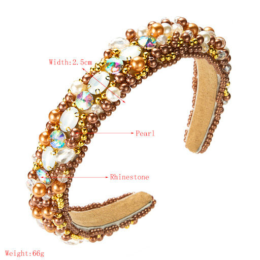 Title 1, Crystal Headband Women European And American Ba...