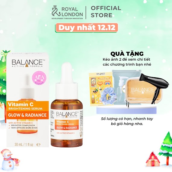 Serum Sáng Da, Mờ Thâm Balance Active Formula Vitamin C Brightening 30Ml/ 60Ml