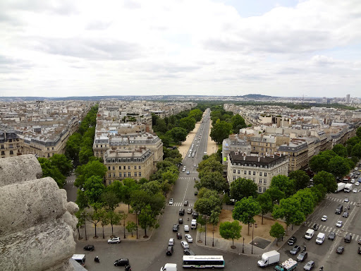 Arc de Triomphe & Plaza Paris France 2012