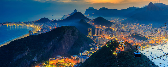 Night view Rio de Janeiro 2560x1440 marquee promo image