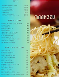 Maanzuu menu 1