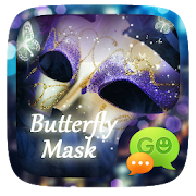 GO SMS BUTTERFLY MASK THEME  Icon
