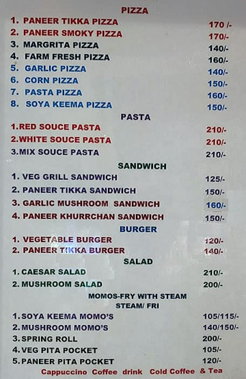 Bikanervala Angan menu 