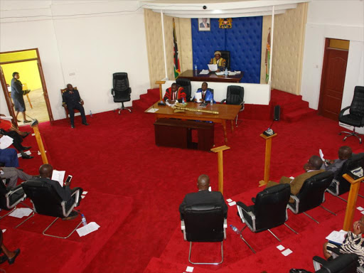 Vihiga county assembly in session. /FILE