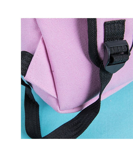 Title 2, Cat Cartoon Embroidered Canvas Backpack for Kid...