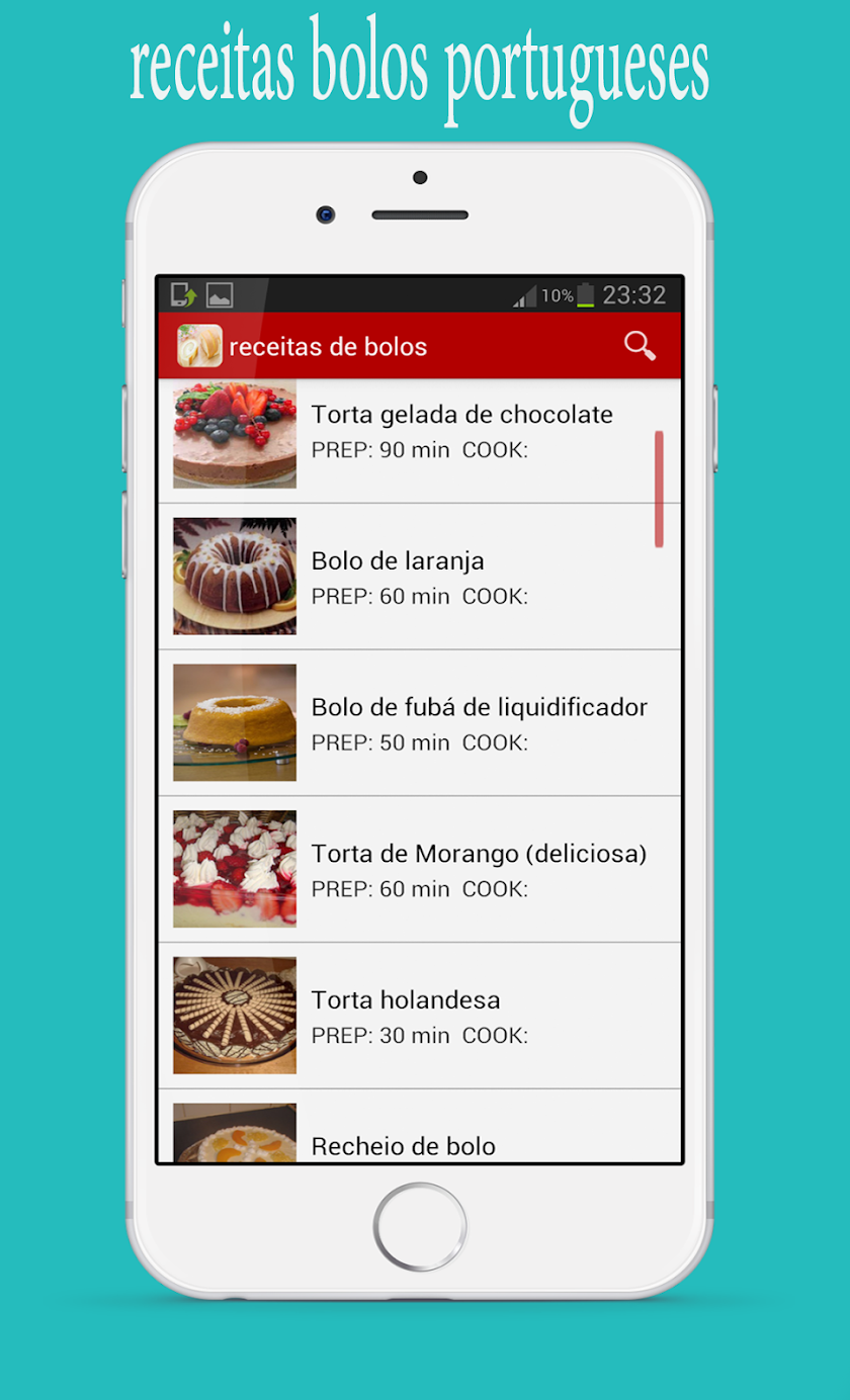 Receitas de Bolos e Tortas Screen 2