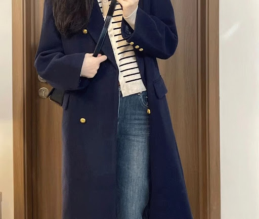 Title 2, Thickened Long Section Elegant Hepburn Style Ko...