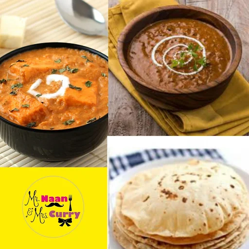 2 Tawa Roti + Dal Makhani + Shahi Paneer