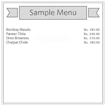 Firangi Bake menu 