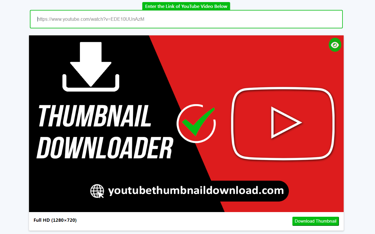 Youtube Thumbnail Downloader Preview image 1