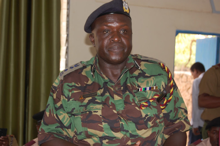 Garissa police boss Edward Masibo
