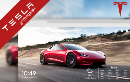 Tesla New Tab Preview image 0