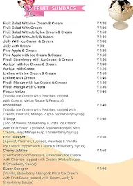 Triponn Ice Cream menu 1