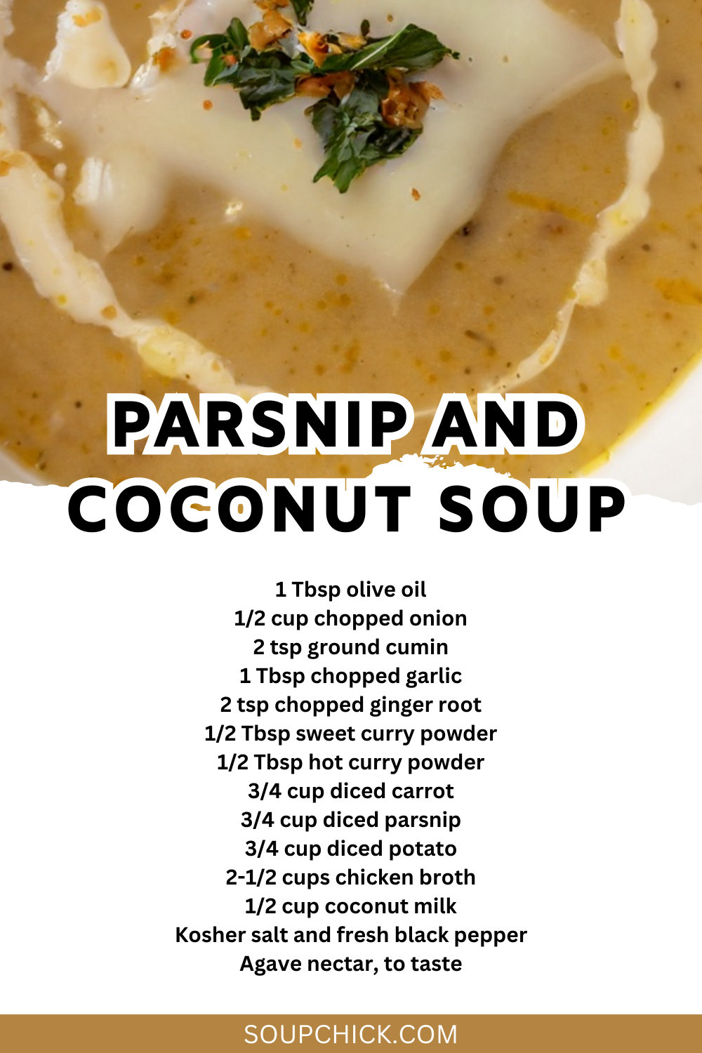 parsnip and coconut soup