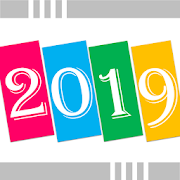 English Calendar 2019  Icon