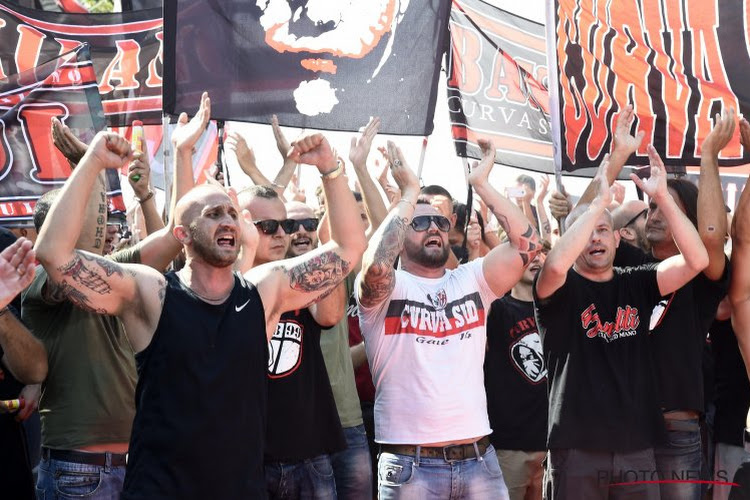 Les supporters du Milan AC mettent le feu pour le premier entraînement de leur équipe (photos + vidéos)