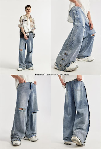 Title 6, New Trendy Street Retro Style Personality Washe...