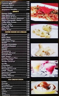 Pankaj Juice Center menu 2