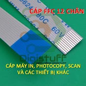 Cáp Dẹt 12 Chân Dùng Thay Cáp Đầu In Máy In Và Các Thiết Bị Khác