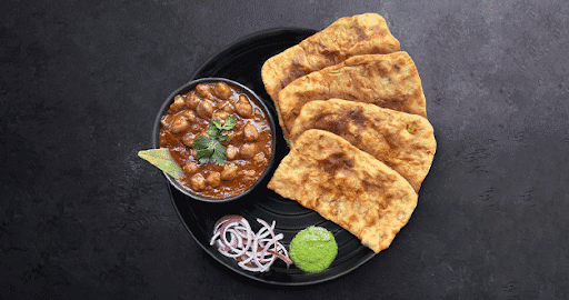 Aloo Paratha [2] & Chole Thali