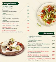 Just Falafel menu 1