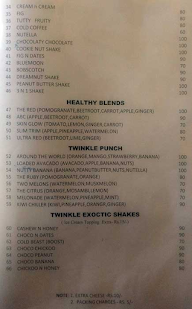 Twinkle's Cafe menu 8