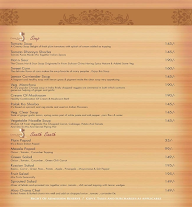 Elite Caterers menu 1