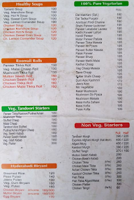 The Chawlas Tandoori Express menu 1