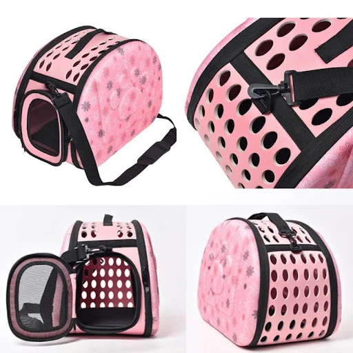 Travel Pet Bag Cat God Carriers Bags Breathable Folding Small Dog Outdoor Shoulder Bag Folding Cats Carrying Comfort Han