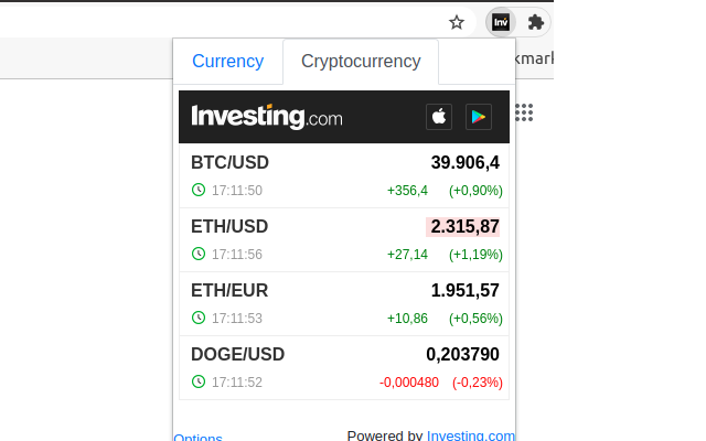 investing.com Currencies Preview image 3