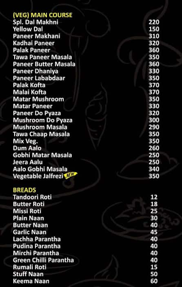 Masala-E-Handi menu 