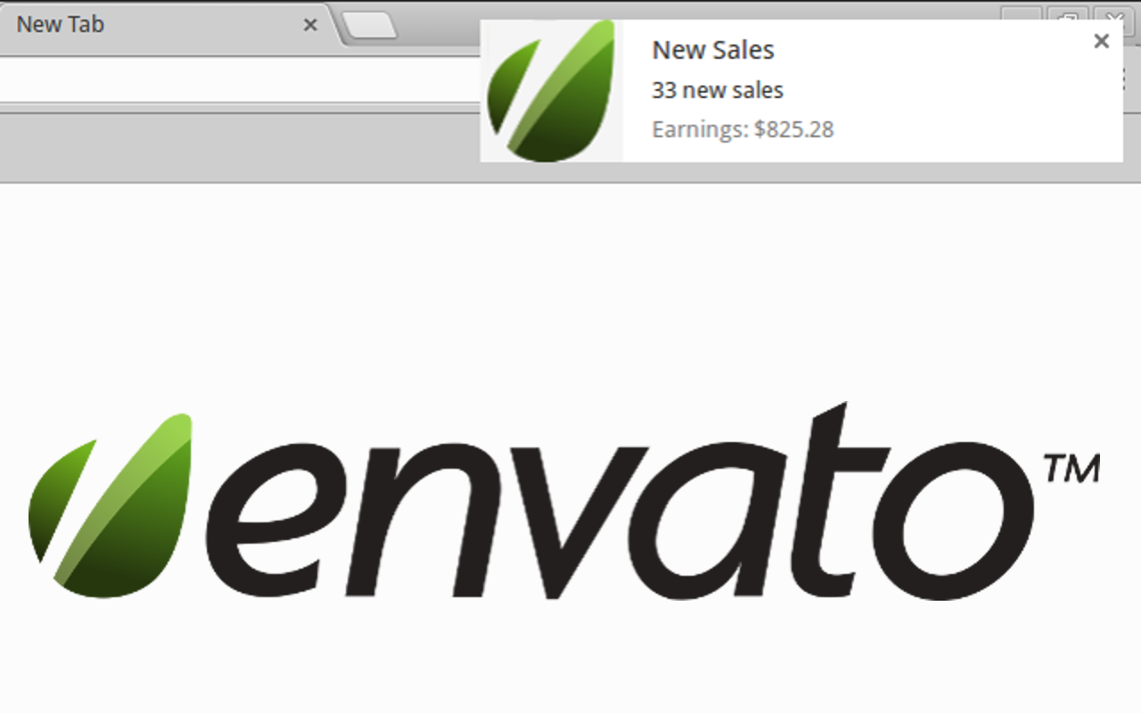 Envato Notifications Sales Preview image 1