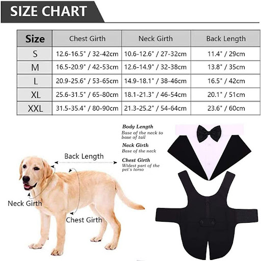 Title 1, Pet Suit Dog Triangular Binder for Big Dogs, pr...