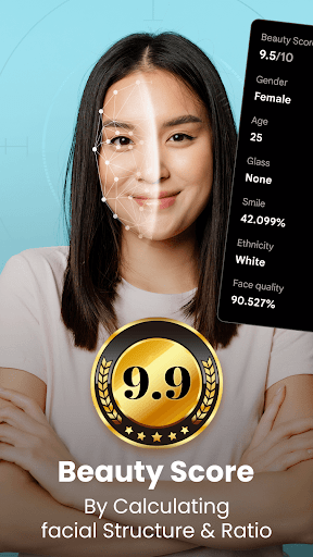 Screenshot Face Beauty Score Calc & Tips