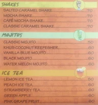 Tastea Cafee menu 5