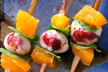 Citrus Caprese Kebabs