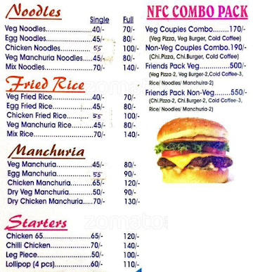 NFC Food Court menu 